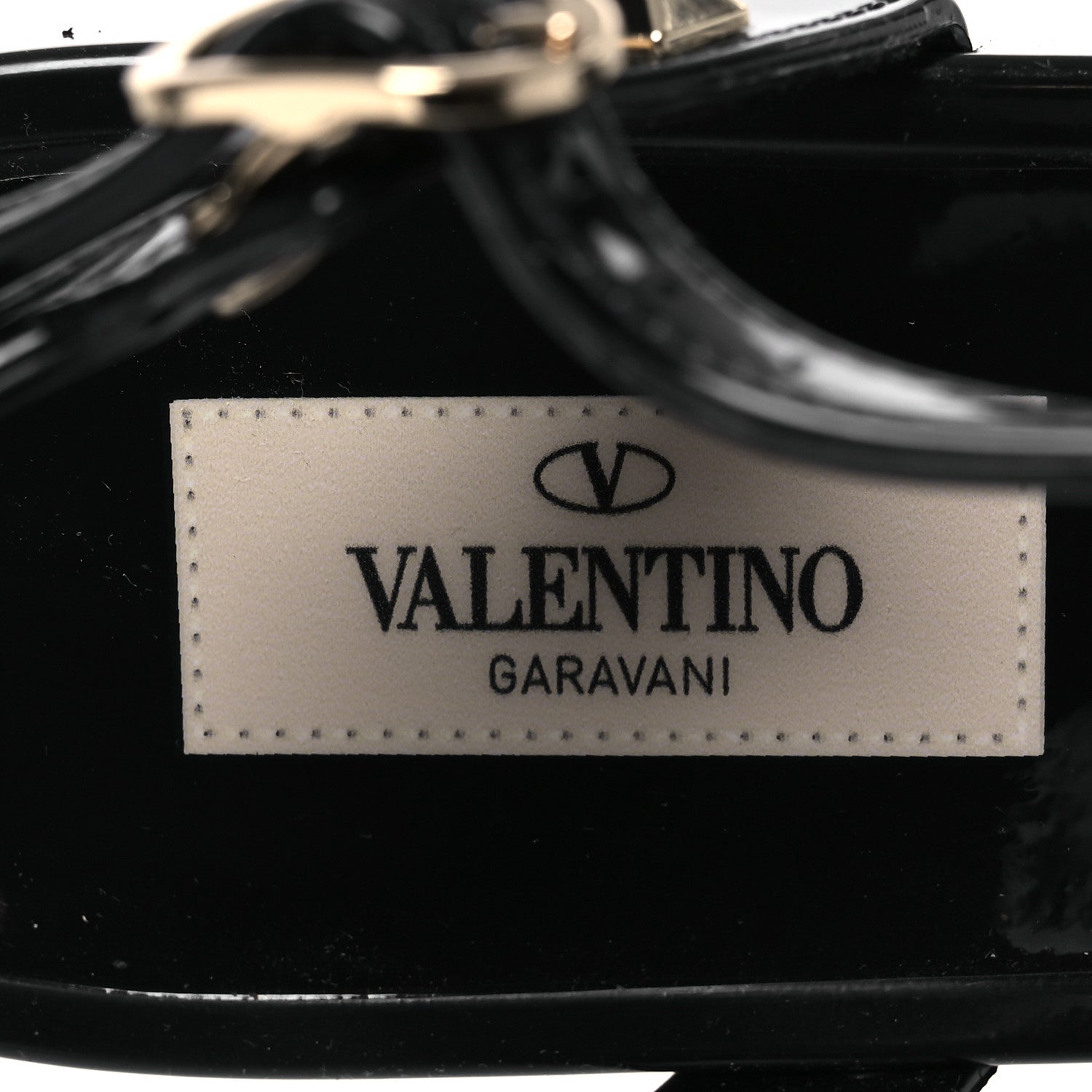 Valentino Garavani PVC Jelly Rockstud Caged Sandals 39 Black 9 of 9