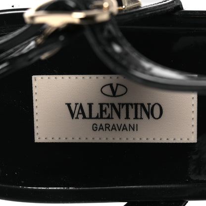 Valentino Garavani PVC Jelly Rockstud Caged Sandals 39 Black 9 of 9