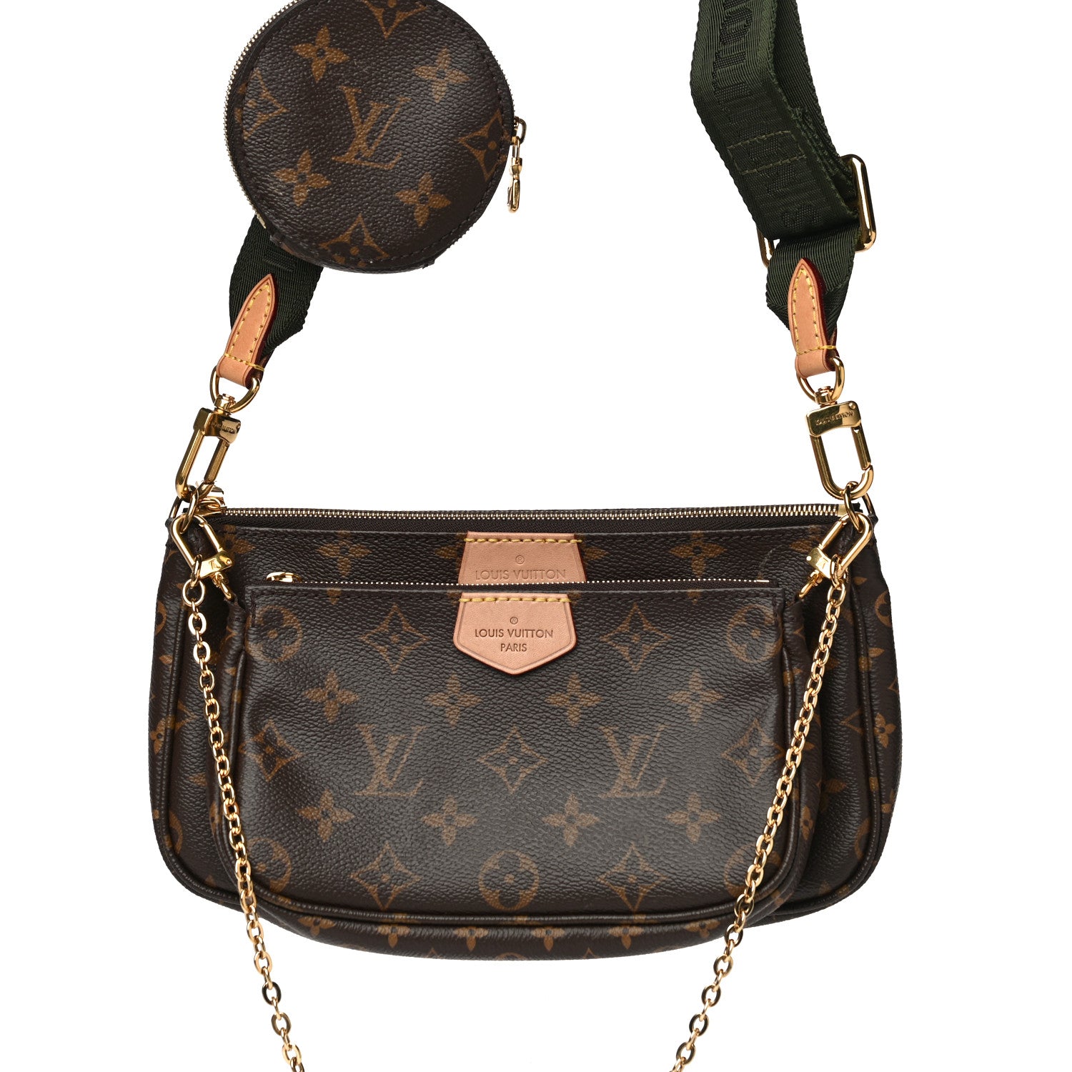 Louis Vuitton Monogram Multi Pochette Accessories Kaki 10 of 16