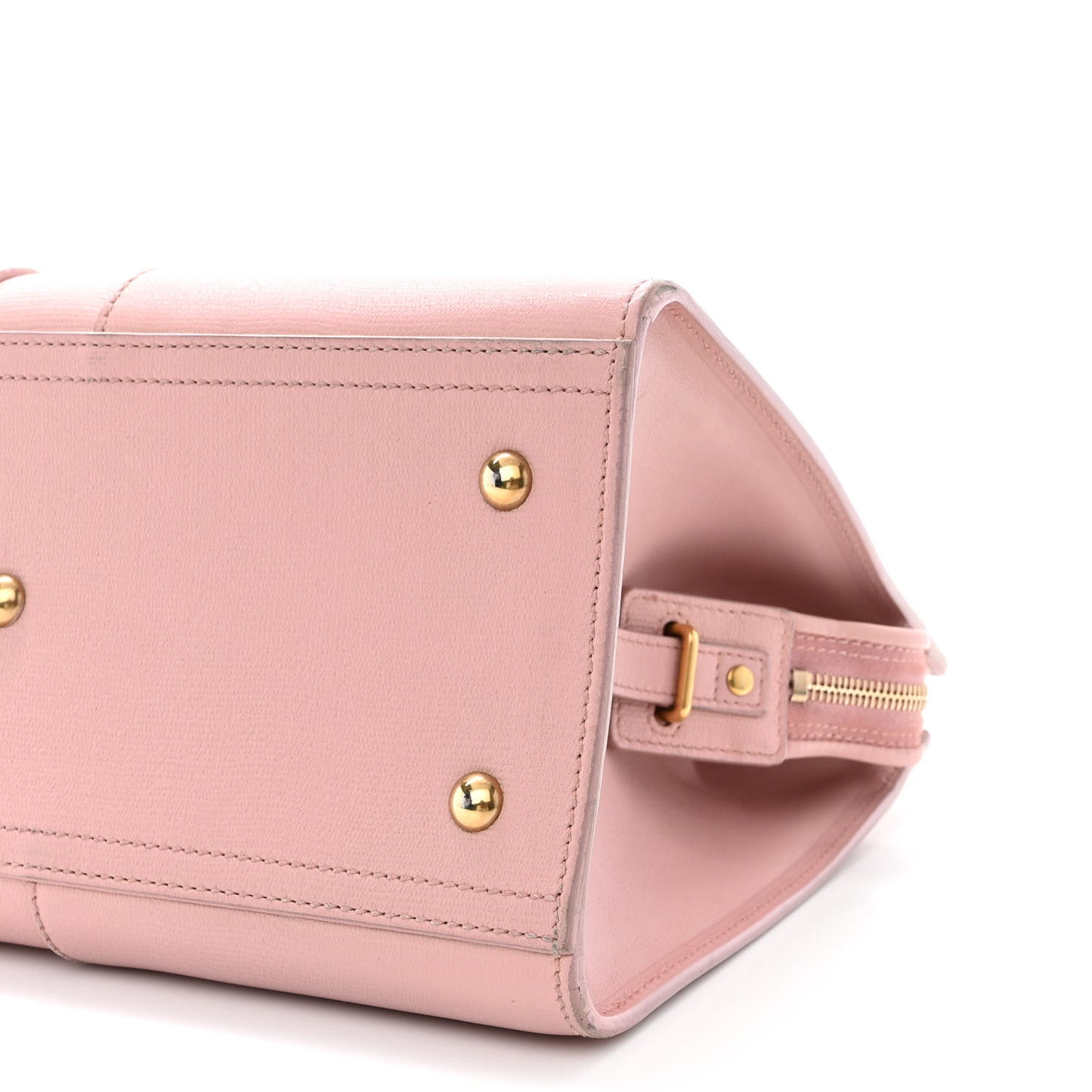 Textured Calfskin Small Cabas ChYc Light Pink