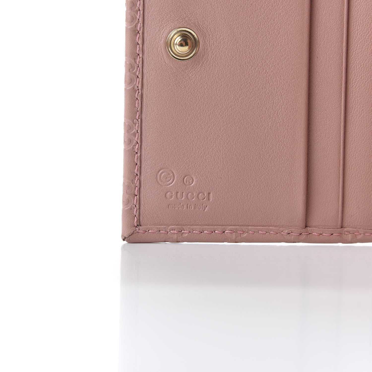 Gucci Microguccissima Bi-Fold Wallet Soft Pink 6 of 6