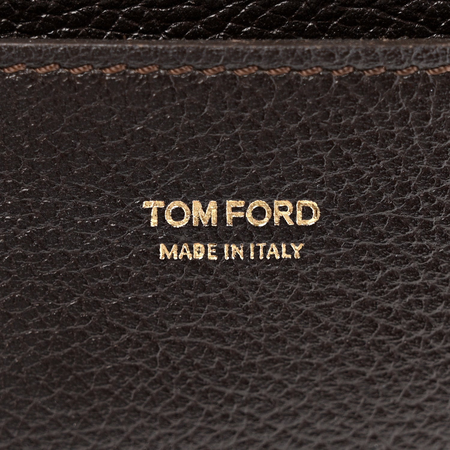 Tom Ford Grained Calfskin Medium Jennifer Crossbody Bag Brown 6 of 16