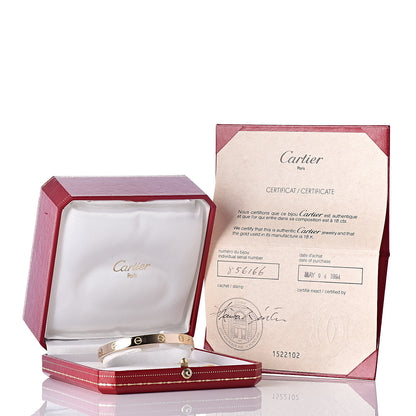 Cartier 18K Yellow Gold LOVE Bracelet 18 9 of 9