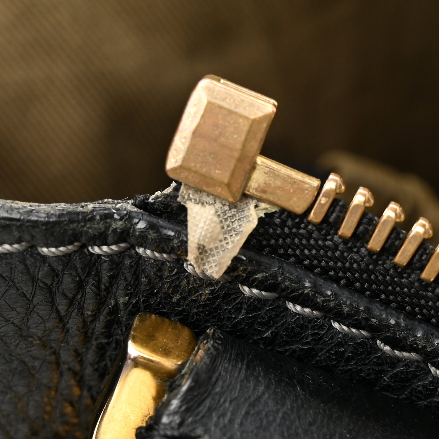 Calfskin Medium Marcie Satchel Black