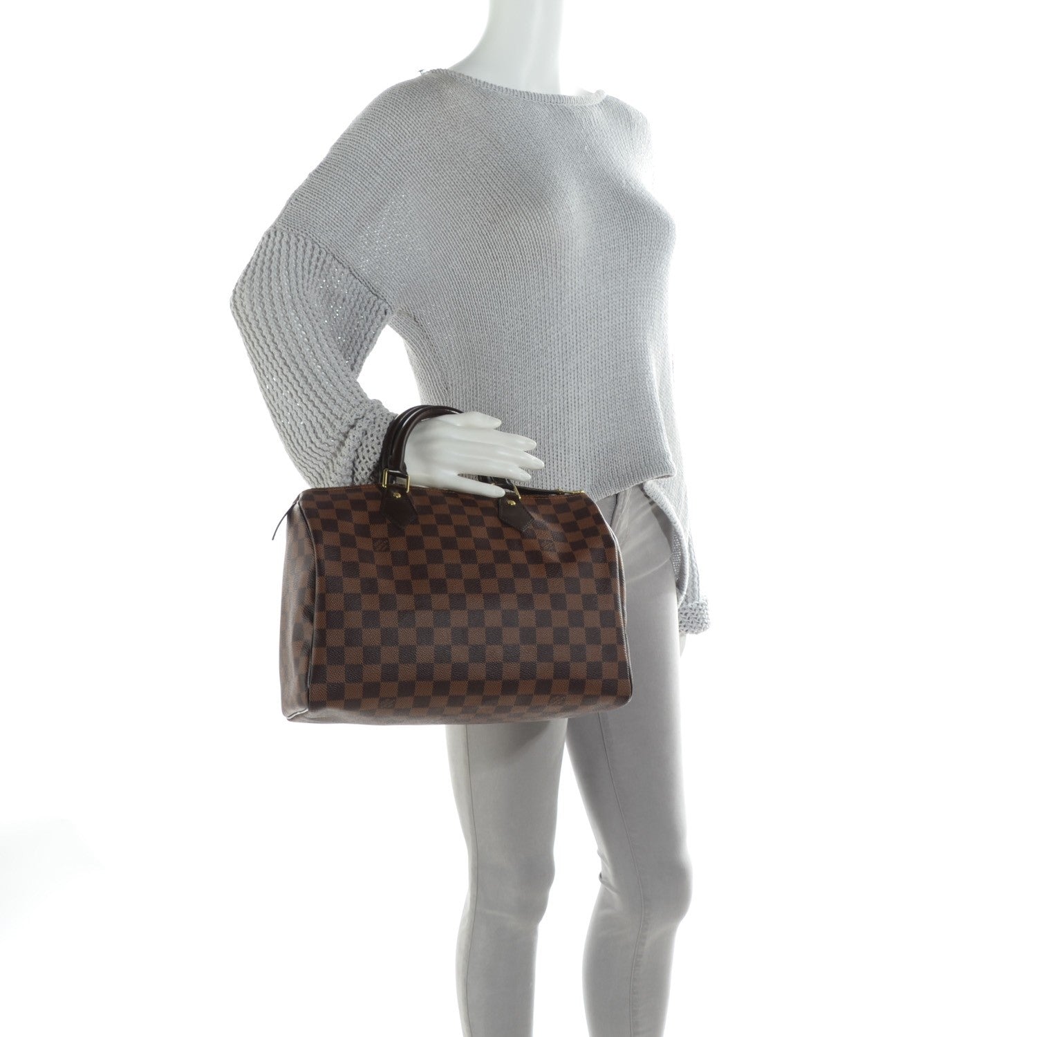 Louis Vuitton Damier Ebene Speedy 30 2 of 8