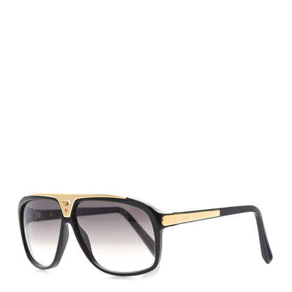 Louis Vuitton Acetate Evidence Sunglasses Z0350W Black 1 of 8