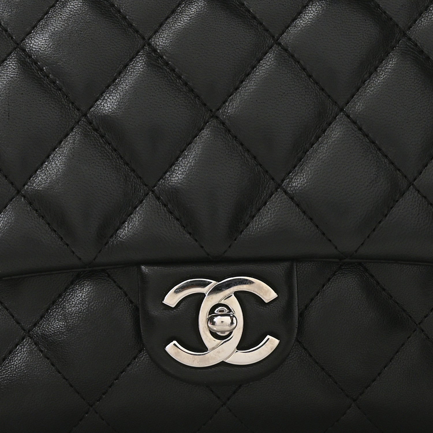 Chanel Lambskin Quilted Medium Kelly Flap Black 7 of 11