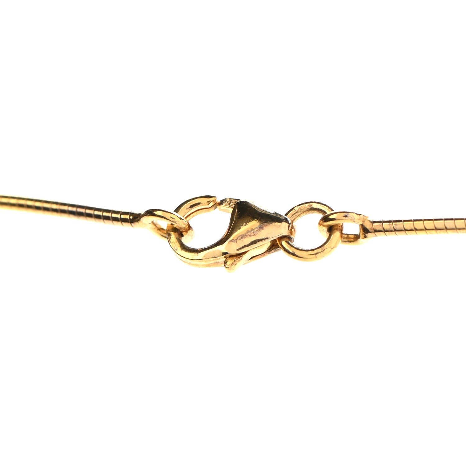 Hermes Lacquered Gold Pop H Pendant Necklace Bleu Sature 4 of 5