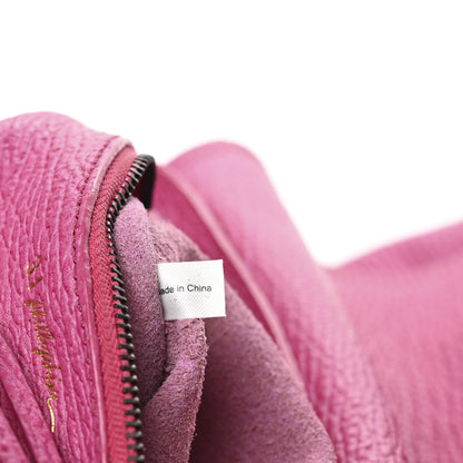 3.1 Phillip Lim Textured Calfskin Large Pashli Satchel Bright Fuchsia 7 of 14