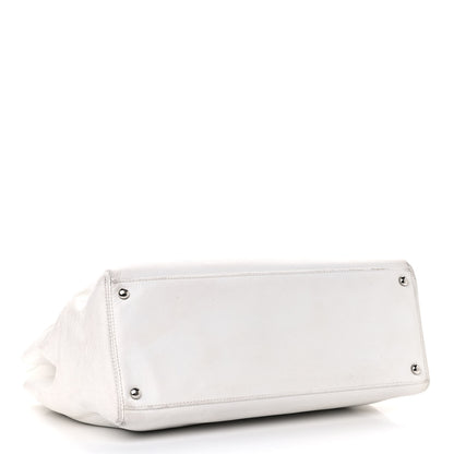 Chanel Calfskin Cerf Executive Shopper Tote White 3 of 24