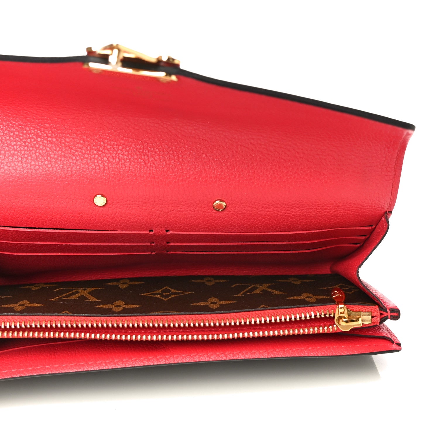 Louis Vuitton Monogram Pallas Wallet Cherry 4 of 14