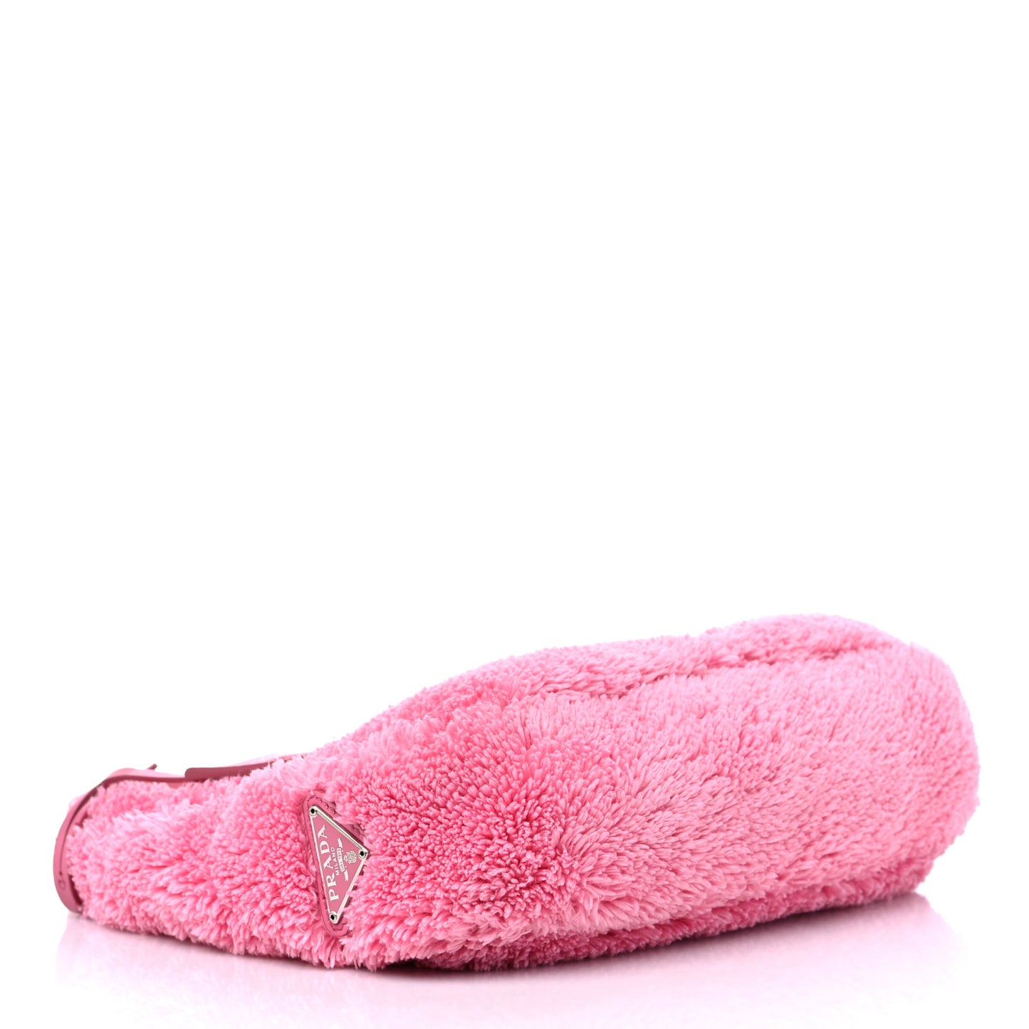 Terry Cloth Mini Re-Edition 2000 Bag Petalo Black