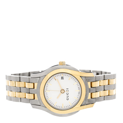 Gucci Stainless Steel 27mm 5500L Two Tone Quartz Watch 2 of 4