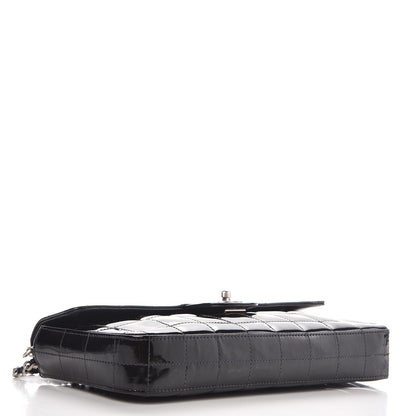 Chanel Patent East West Chocolate Bar Flap Black 4 of 9