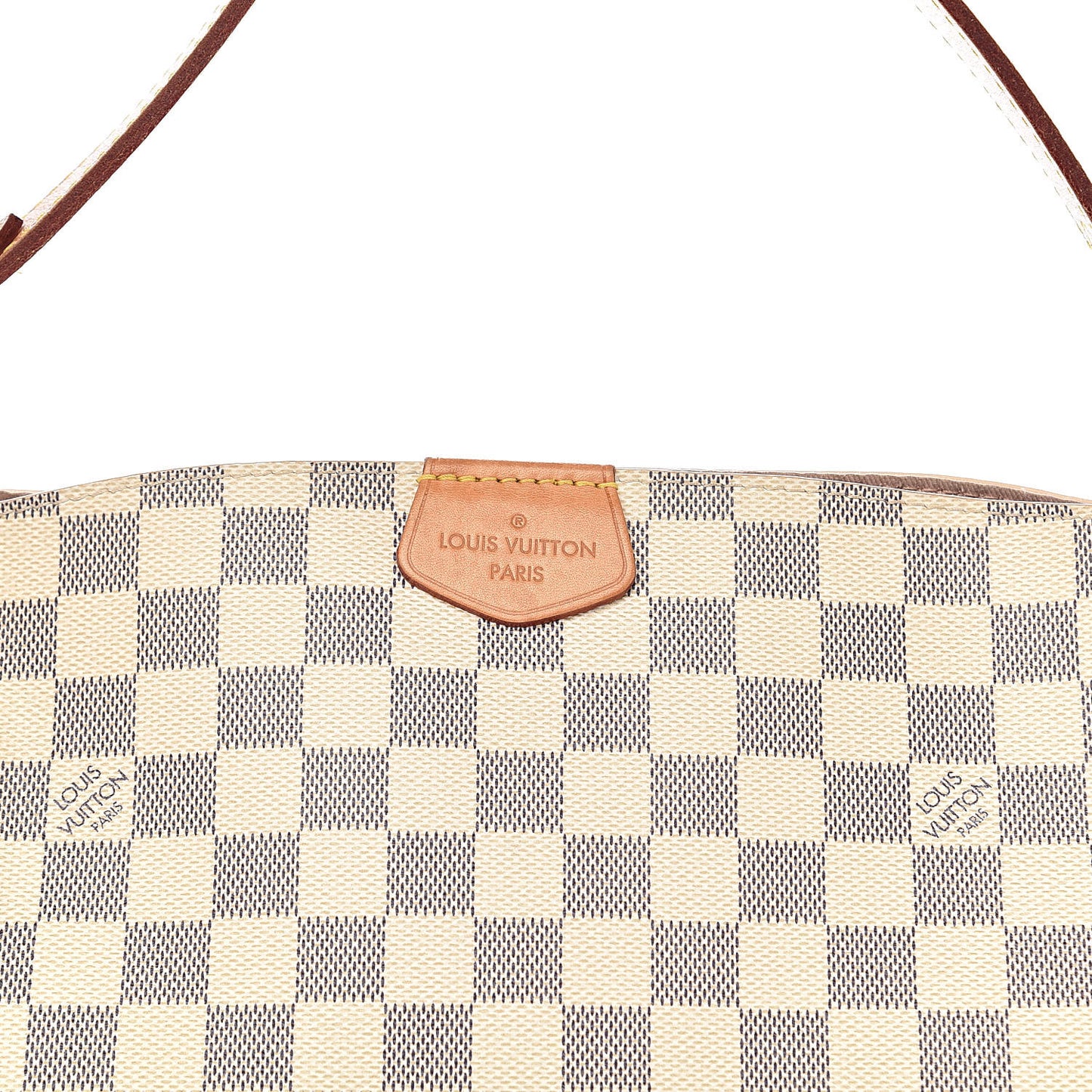 Damier Azur Graceful PM Rose Ballerine