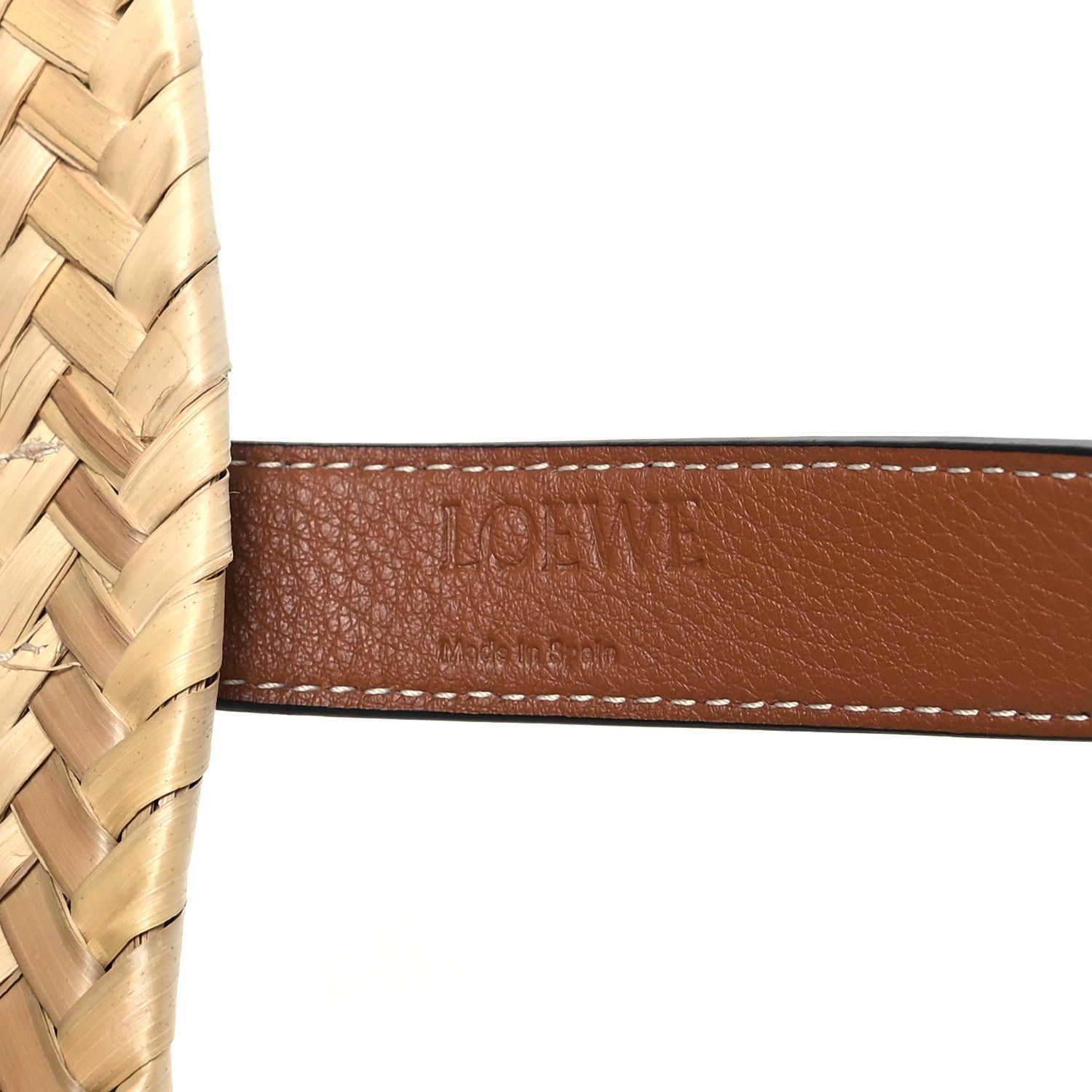 Loewe Raffia Small Basket Tote Bag Natural Tan 6 of 10