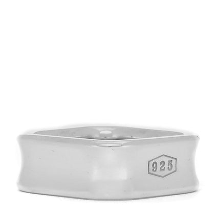 Tiffany Sterling Silver 1837 Square Ring 50 5.5 3 of 5