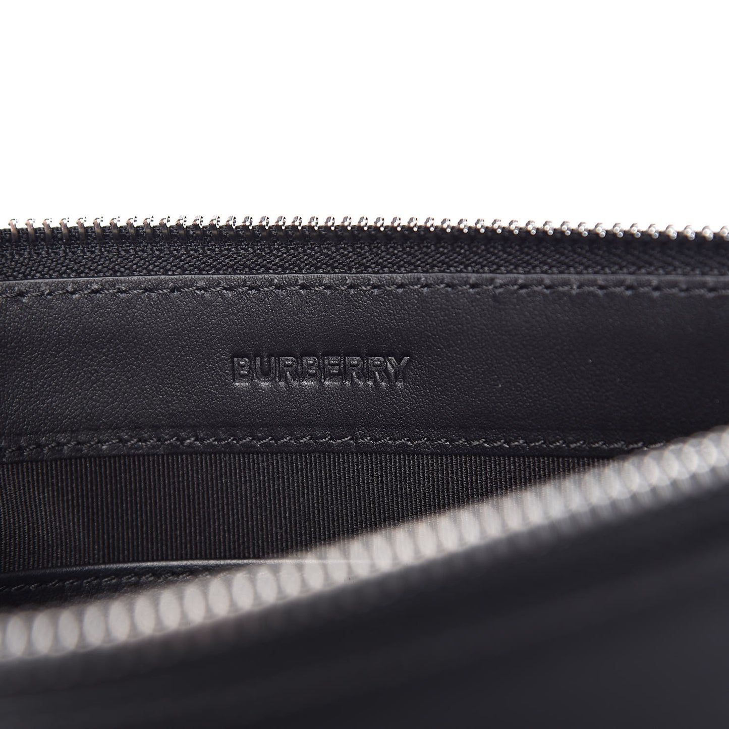 Smooth Calfskin Edin Zip Pouch Black