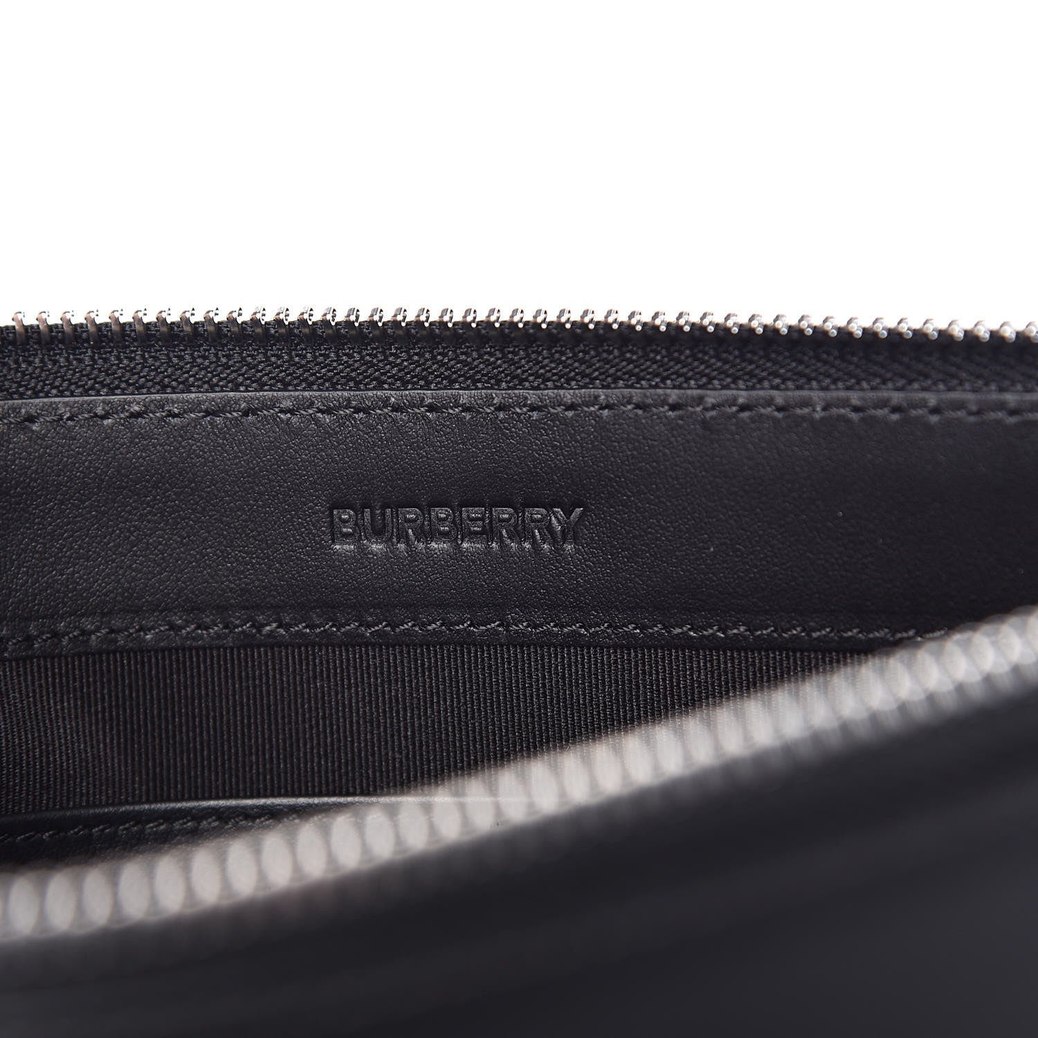 Burberry Smooth Calfskin Edin Zip Pouch Black 6 of 10