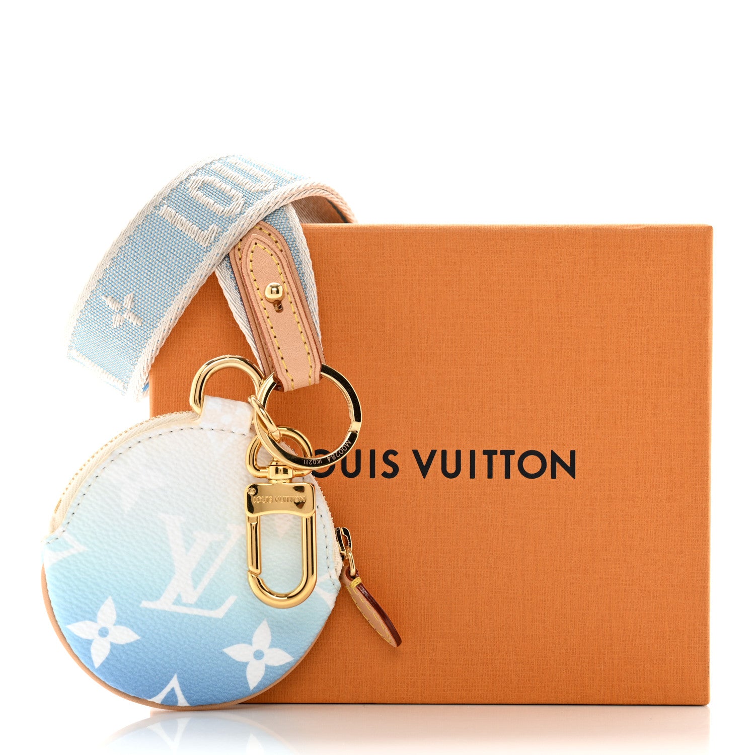 Louis Vuitton Monogram Giant By The Pool Multi Pochette Lanyard Key Holder Blue 6 of 6
