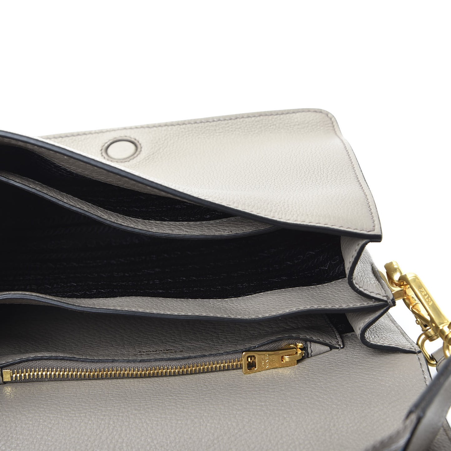Vitello Daino Flap Crossbody Argilla
