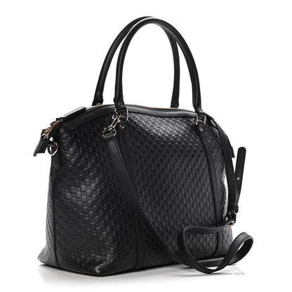 Gucci Soft Microguccissima Dome Satchel Black 3 of 13