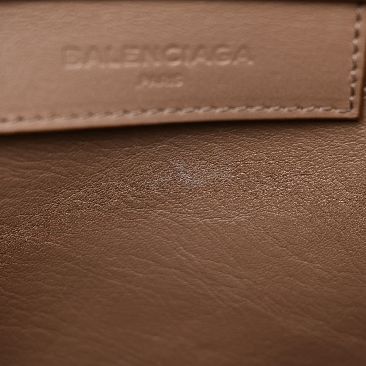 Balenciaga Veau Papier A6 Zip Around Tote Castagna 12 of 24