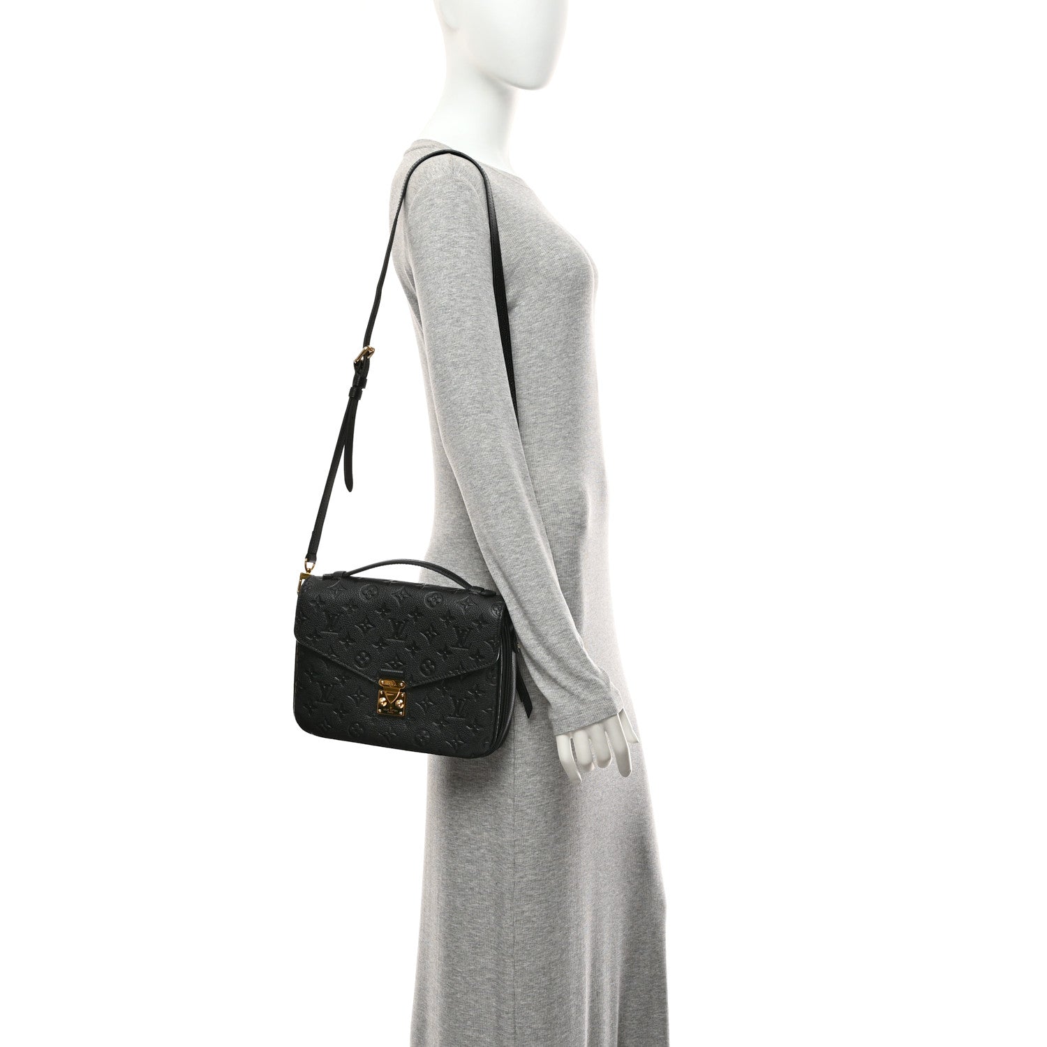 Louis Vuitton Empreinte Pochette Metis Black 2 of 14