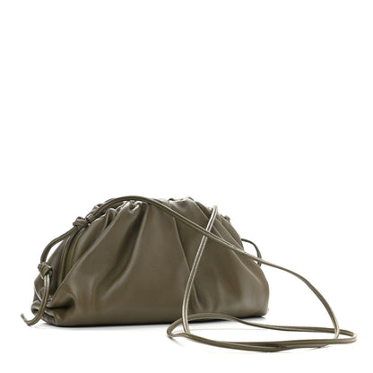 Bottega Veneta Butter Calfskin The Mini Pouch Kaki Fondente 3 of 11