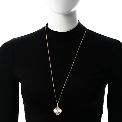Van Cleef & Arpels 18K Yellow Gold Guilloche Magic Alhambra Long Necklace 2 of 6