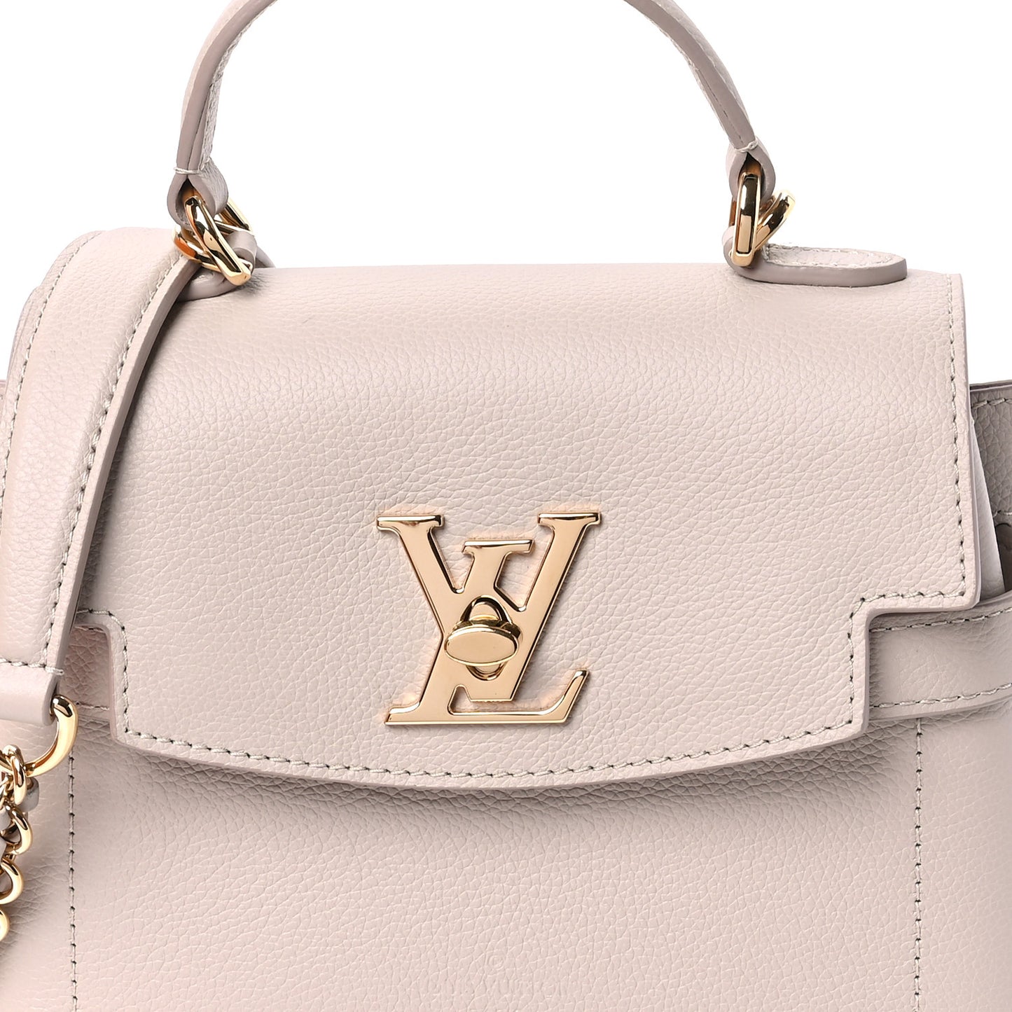 Soft Calfskin Mini Lockme Ever Greige