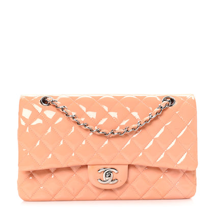 Chanel Patent Quilted Medium Double Flap Light Pink 1 of 12
