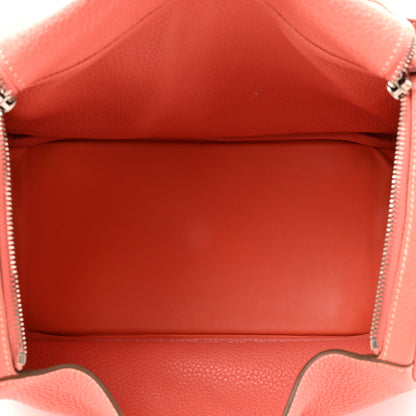 Hermes Taurillon Clemence Lindy 30 Crevette 5 of 13