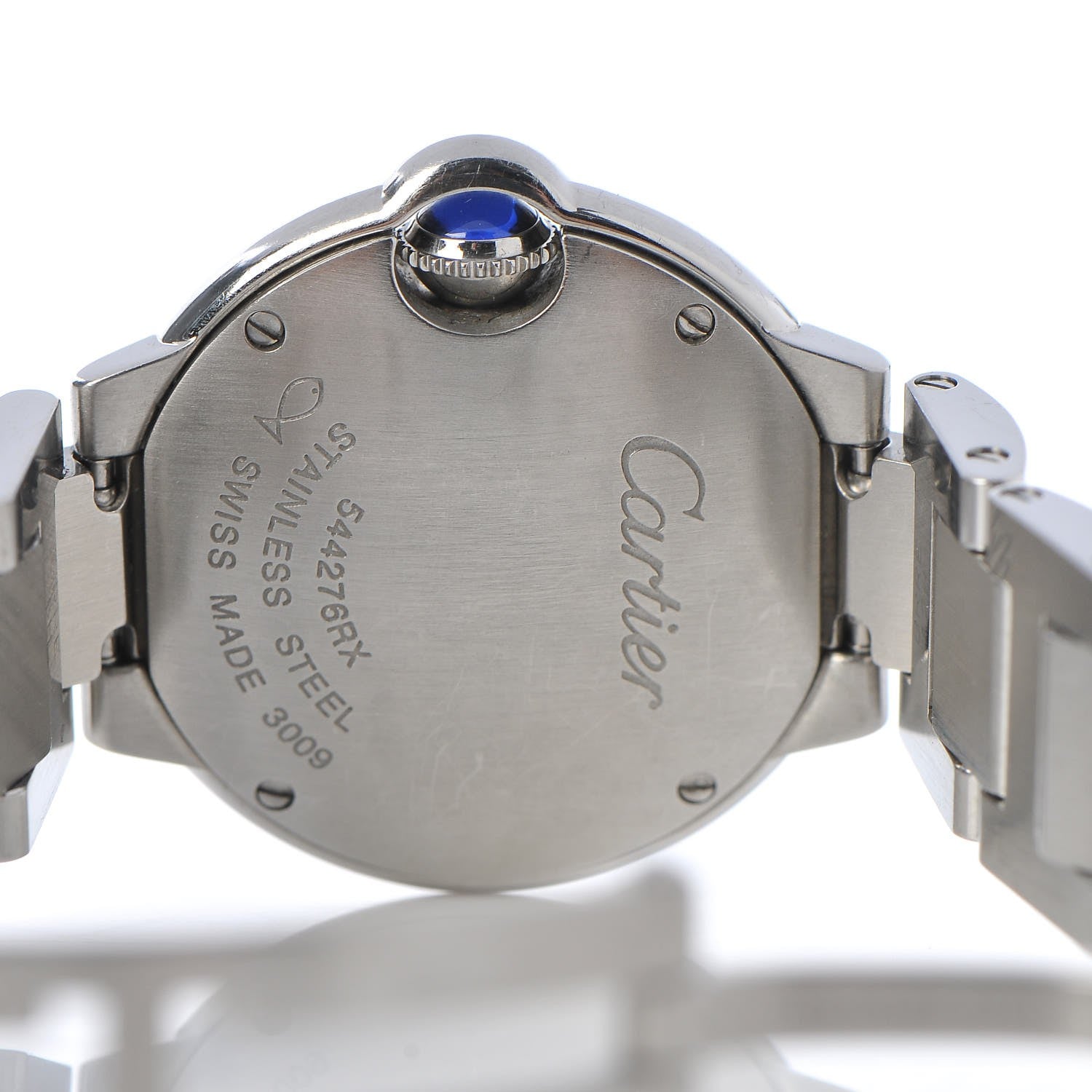 Cartier Stainless Steel 28mm Ballon Bleu De Quartz Watch 9 of 10