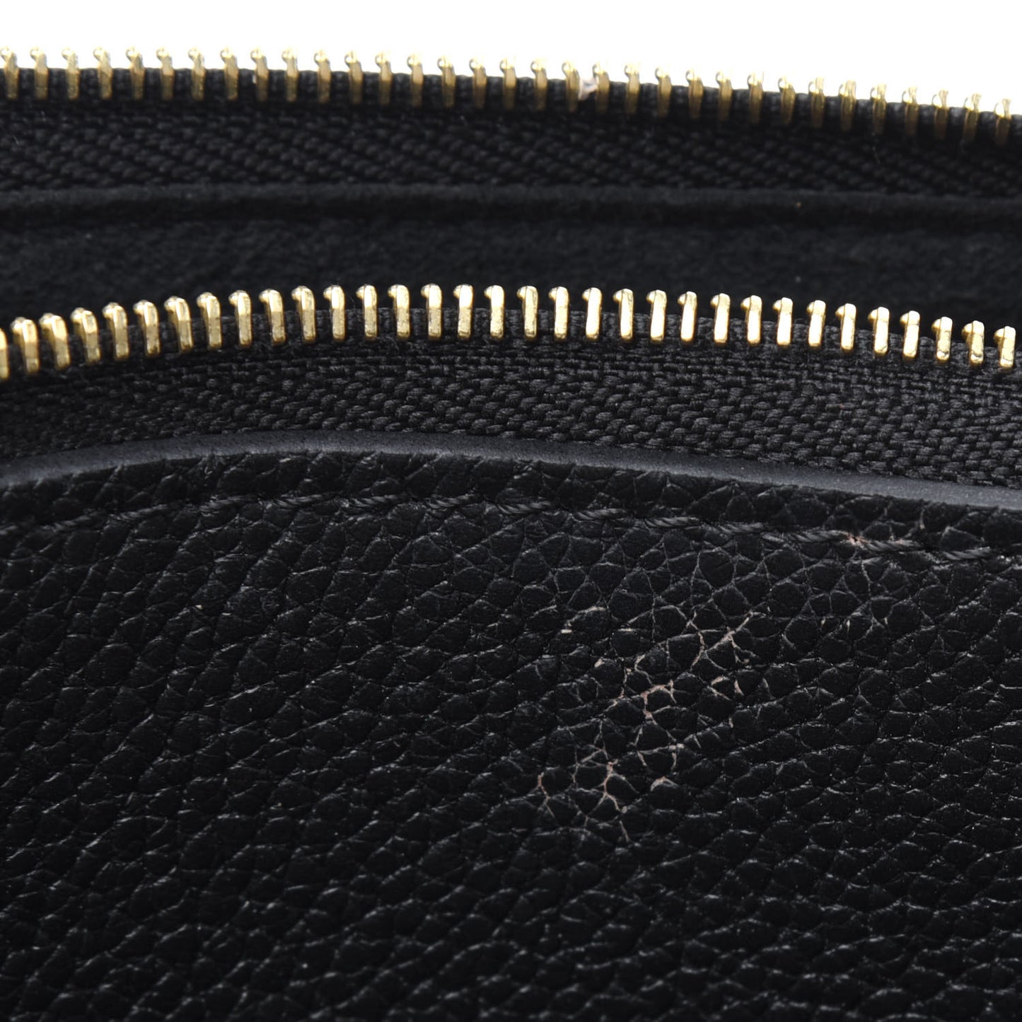 Empreinte Double Zip Pochette Black