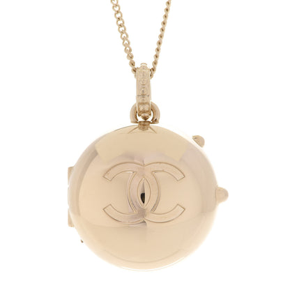 Chanel Metal CC Locket Necklace Gold 4 of 7
