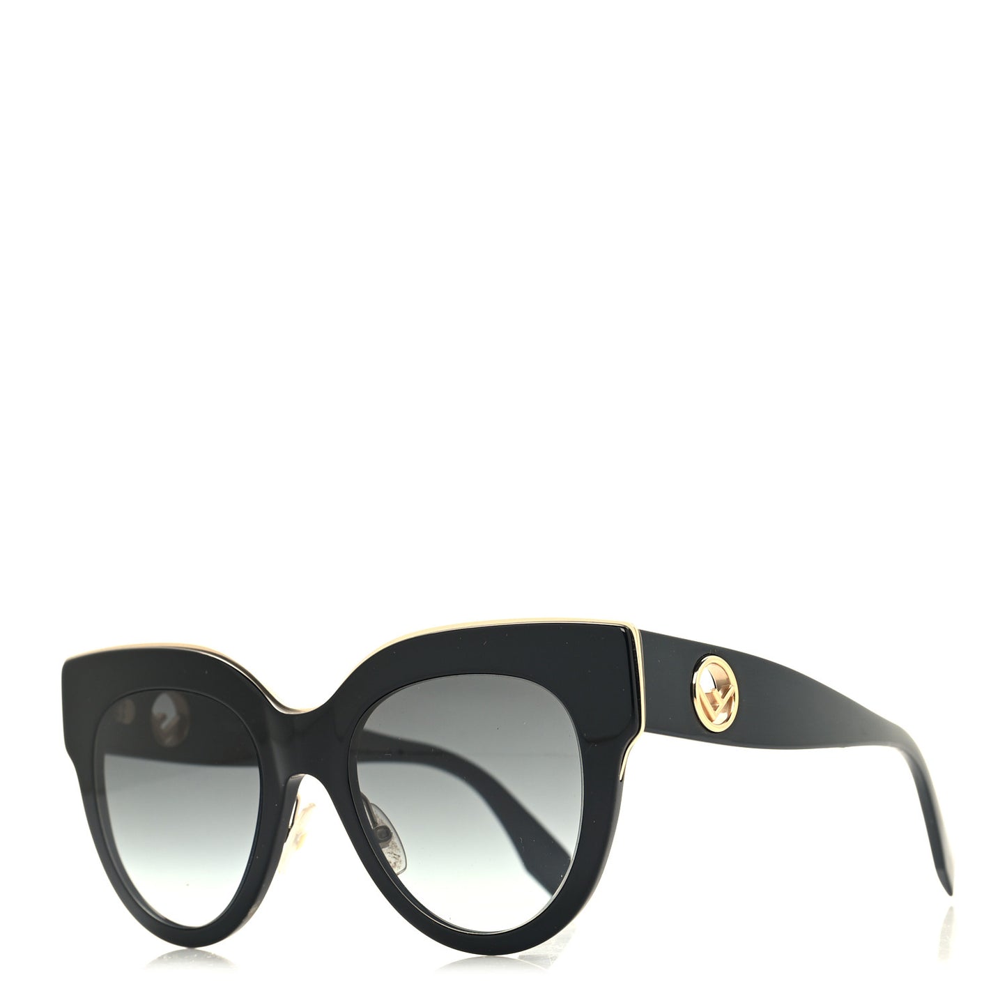 Acetate F is Fendi Cat Eye Sunglasses FF 0360/G/S Black