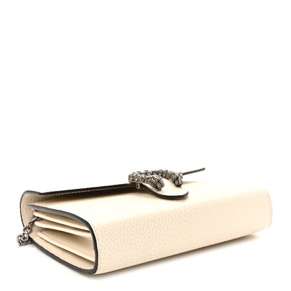 Gucci Dollar Calfskin Mini Dionysus Chain Wallet Mystic White 4 of 10