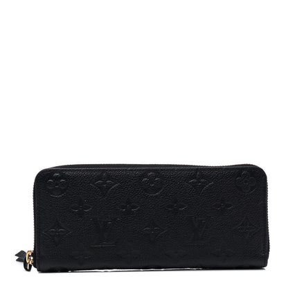 Louis Vuitton Empreinte Clemence Wallet Black 1 of 4