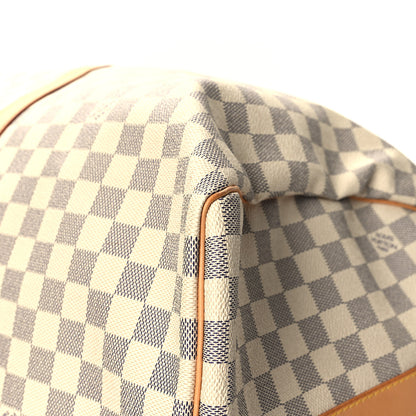 Louis Vuitton Damier Azur Keepall Bandouliere 55 9 of 11