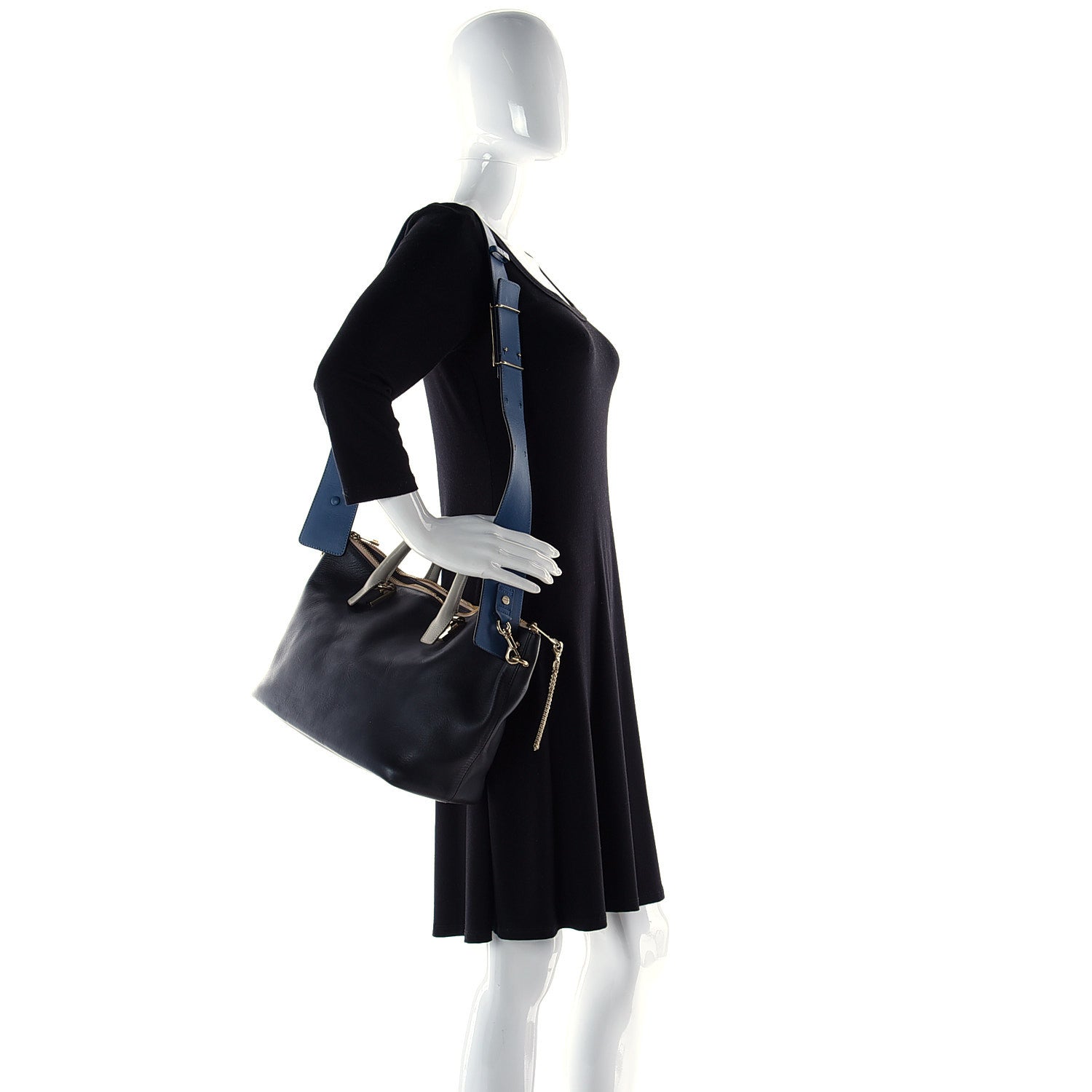 Chloe Smooth Calfskin Medium Baylee Tote Black 4 of 10