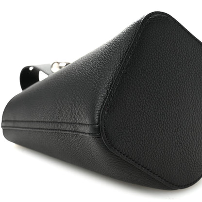 Loewe Soft Grained Calfskin Mini Pebble Bucket Bag Black 9 of 10