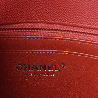 Chanel Caviar Quilted Mini Rectangular Flap Red 6 of 10