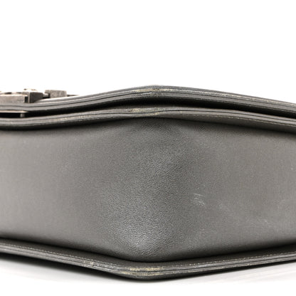 Chanel Metallic Lambskin Stingray Quilted Medium Boy Flap Silver 18 of 31