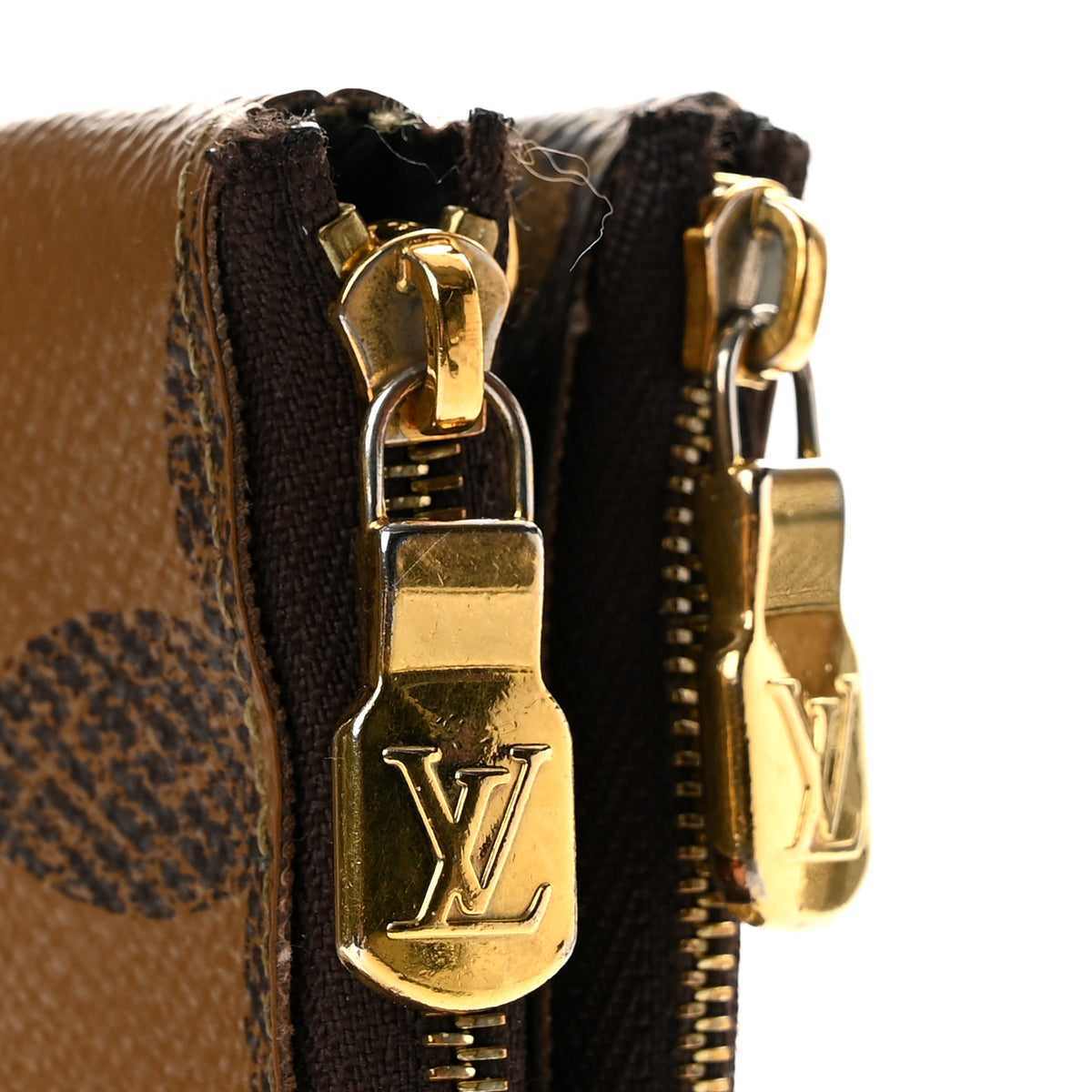 Louis Vuitton Reverse Monogram Giant Double Zip Pochette 11 of 12
