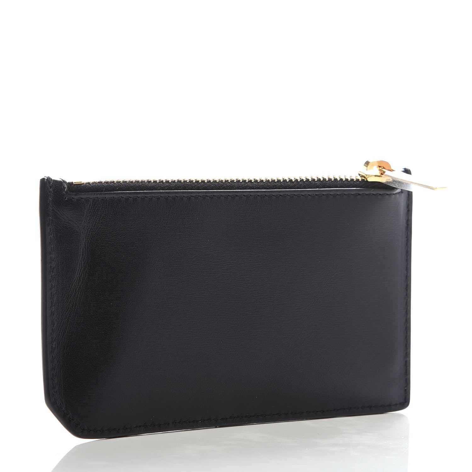 Saint Laurent Calfskin 5 Fragments Zip Pouch Card Holder Black 3 of 8