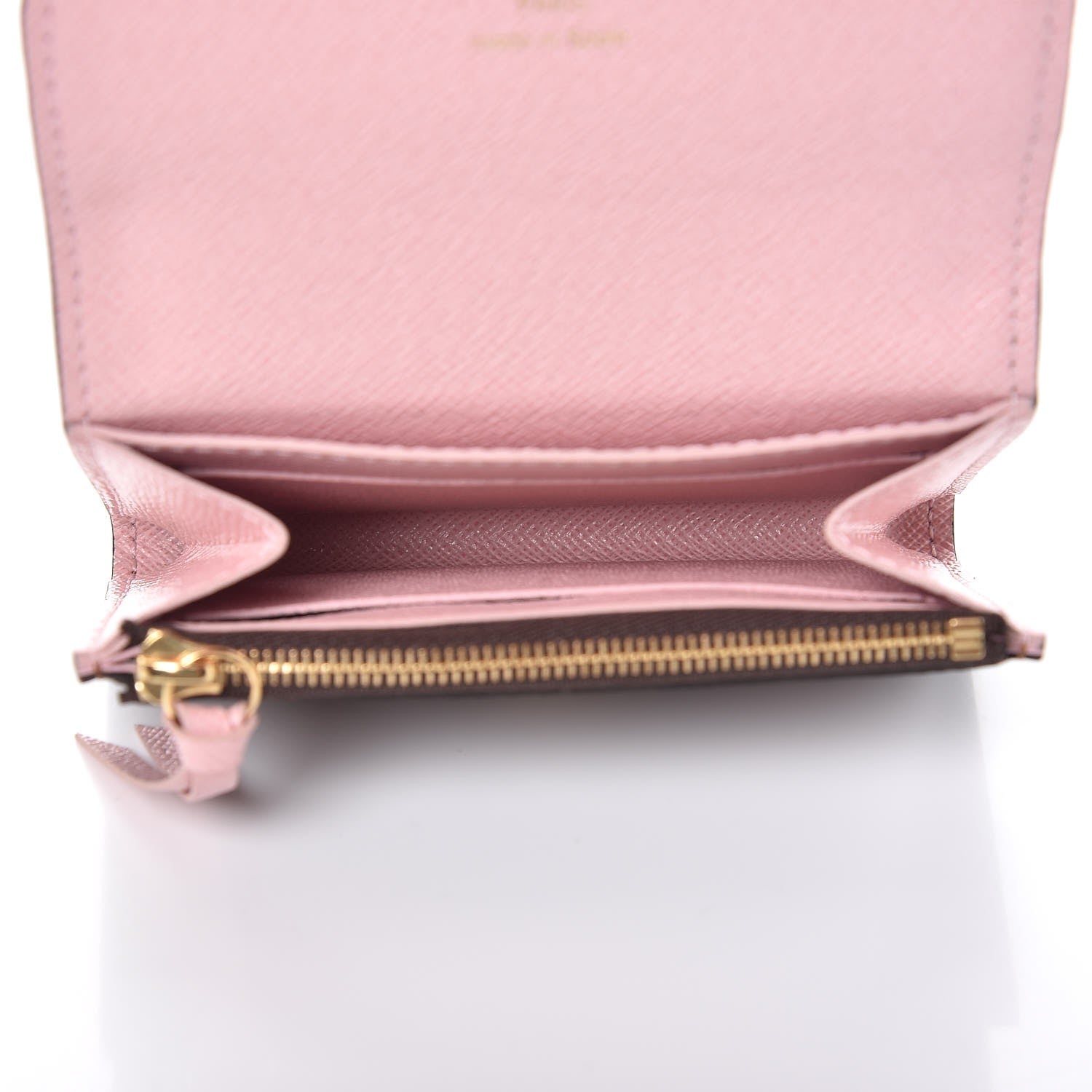 Louis Vuitton Damier Ebene Rosalie Coin Purse Rose Ballerine 5 of 9