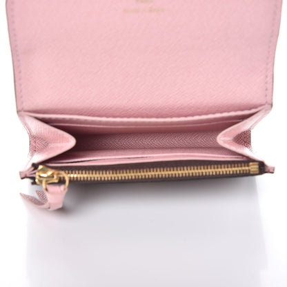 Louis Vuitton Damier Ebene Rosalie Coin Purse Rose Ballerine 5 of 9