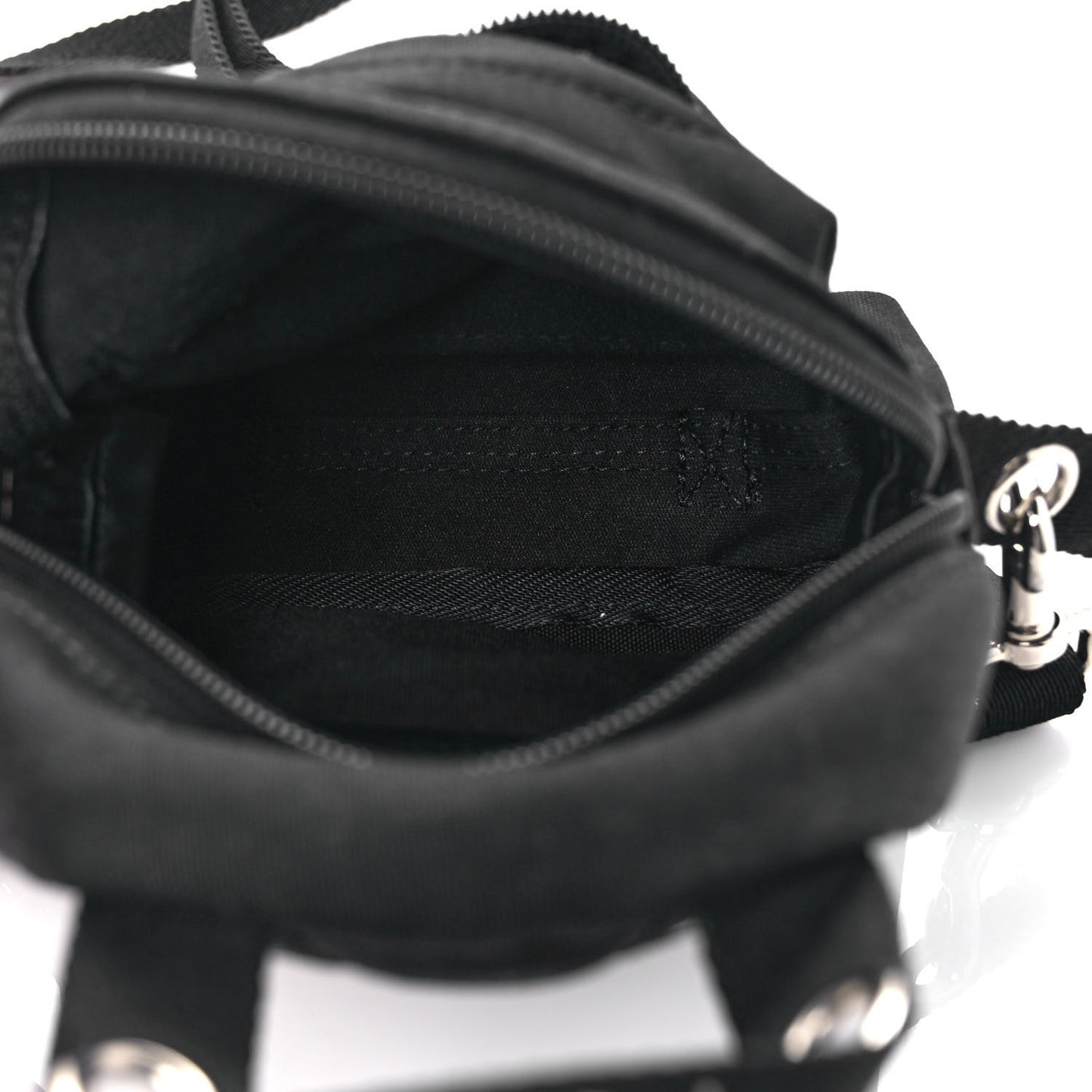 Nylon VLTN Print Mini Backpack Black White