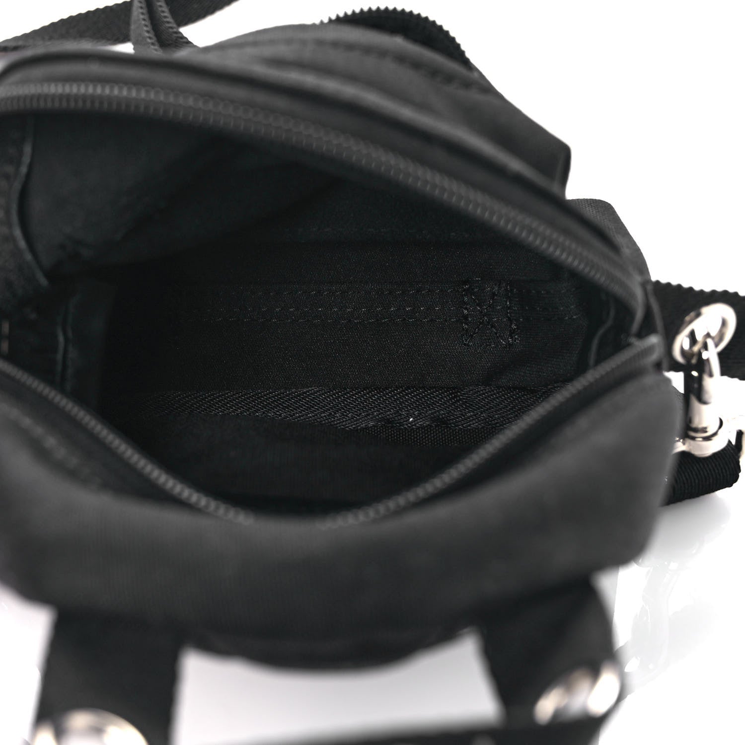 Valentino Garavani Nylon VLTN Print Mini Backpack Black White 5 of 8